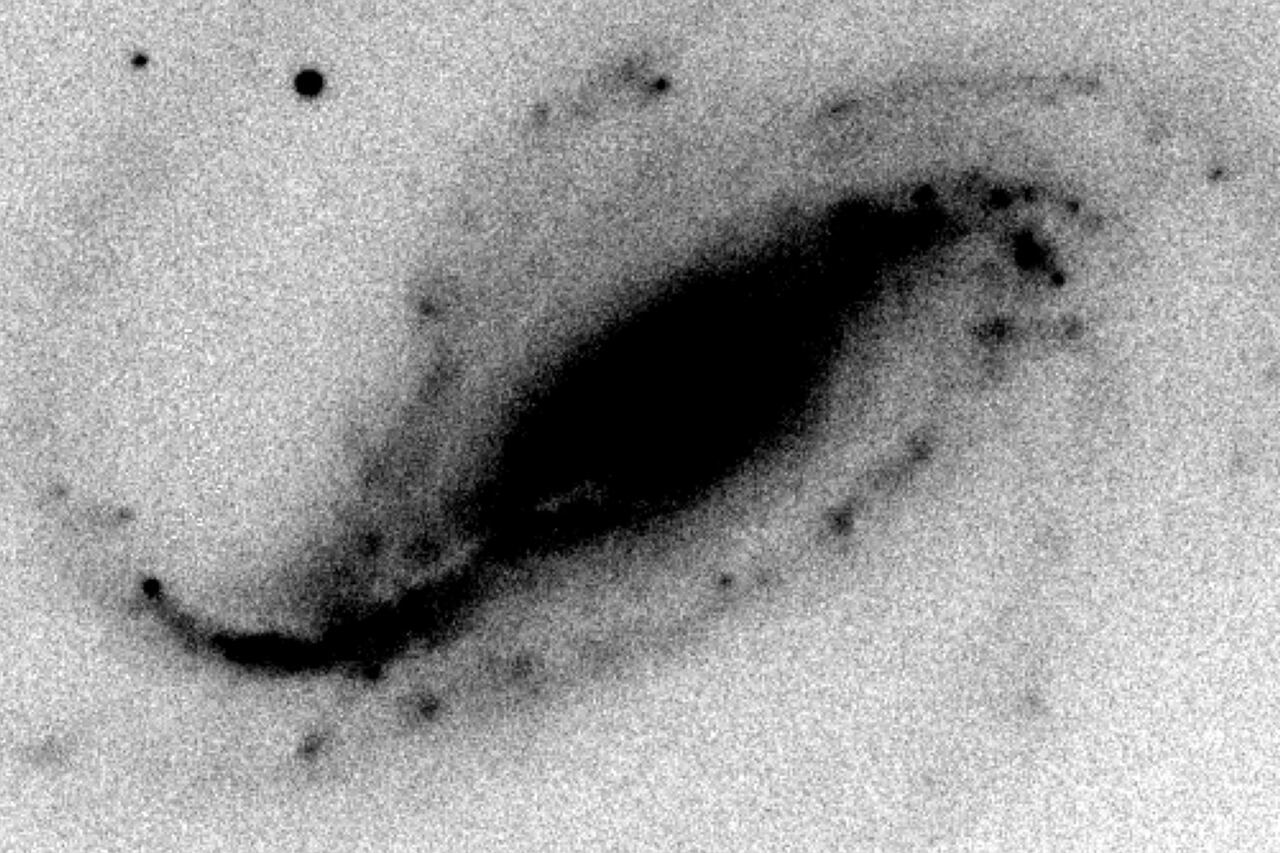 La foto que Buso le sacó a la supernova esa memorable noche de 2016 y que ahora se reconoce.