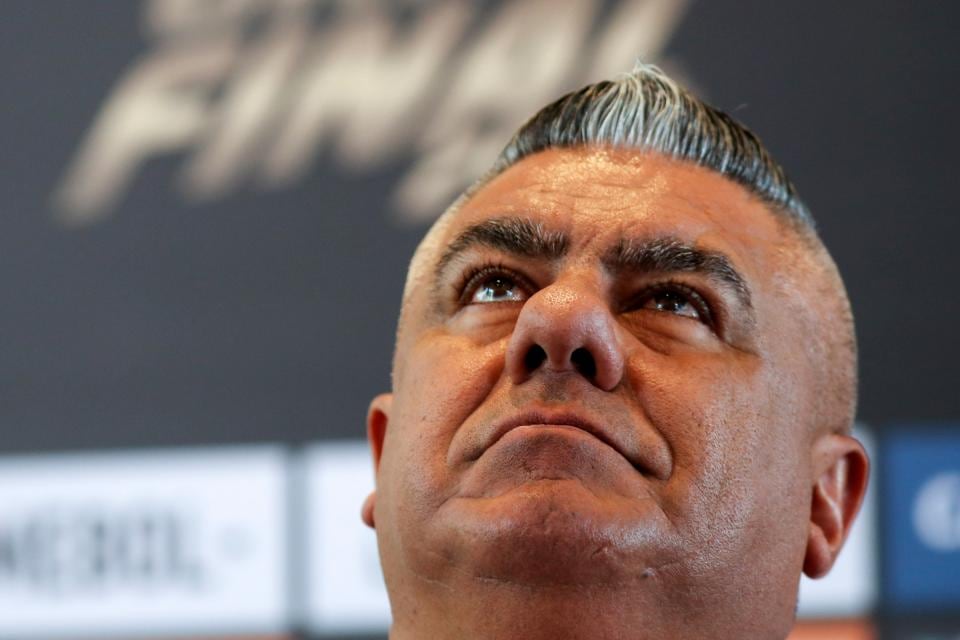 Tapia, presidente de la AFA.