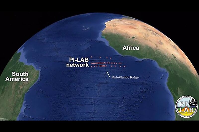 El lugar exacto en el que se da el movimiento de placas.