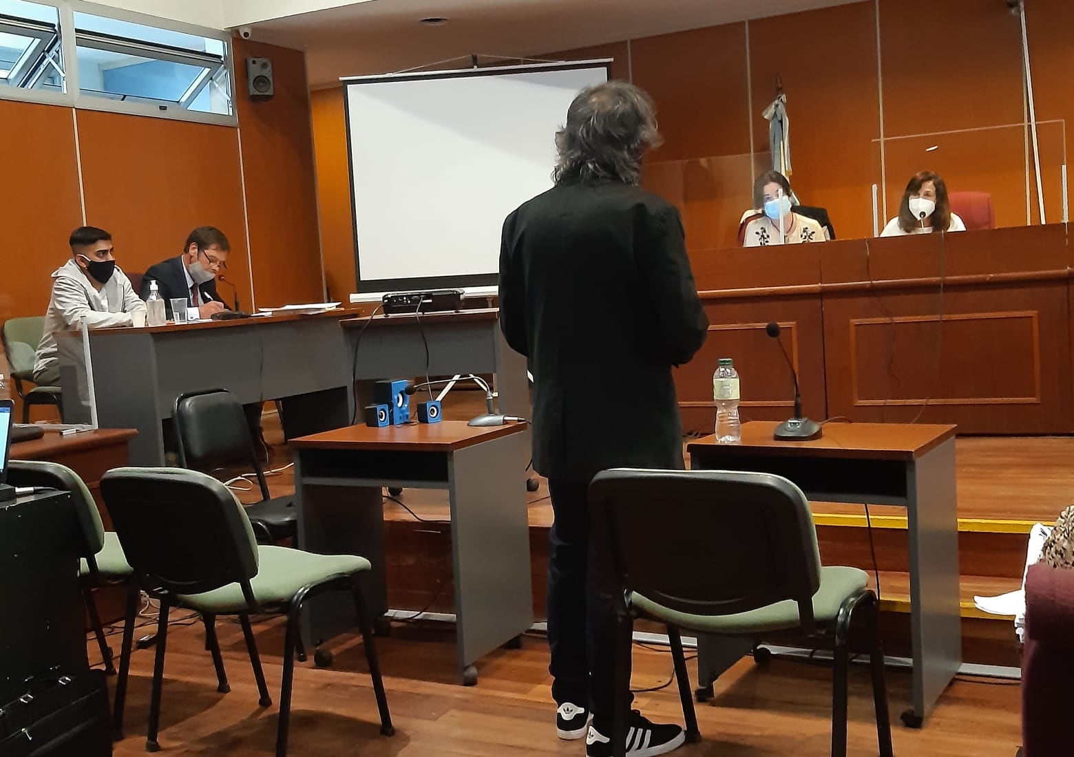 Mario Teruel en la audiencia. 