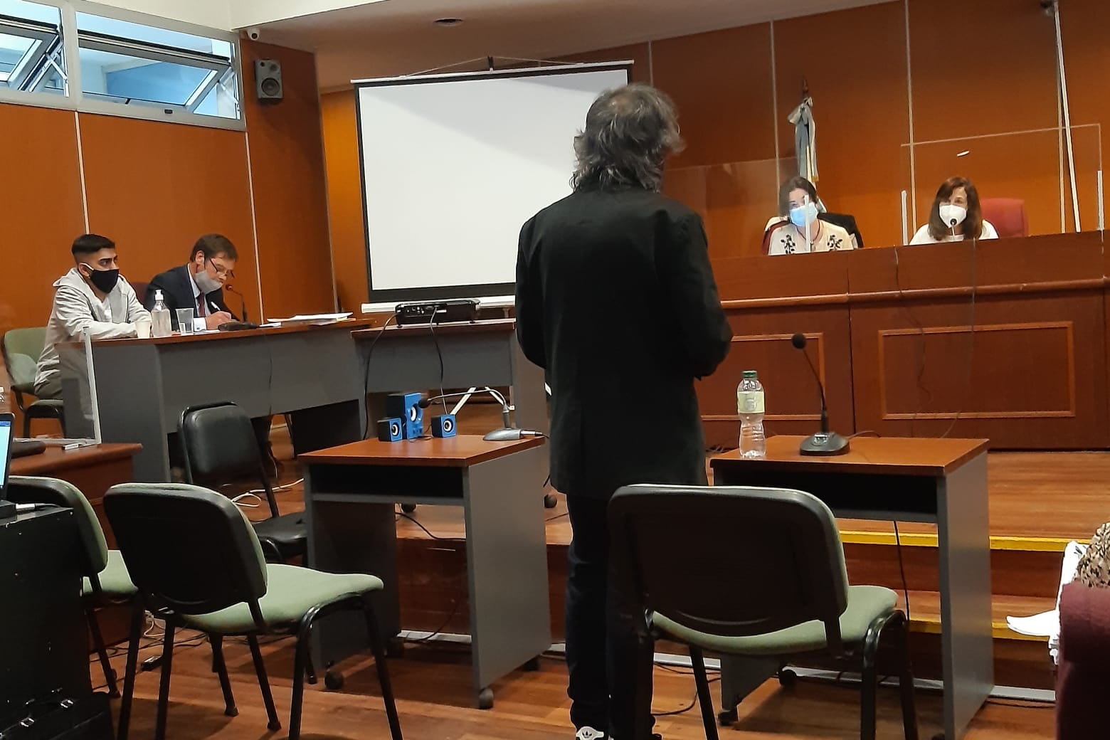 Mario Teruel en la audiencia.