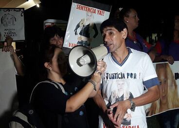 El miércoles pasado hubo una marcha en Reconquista para pedir Justicia por Vanesa Zabala.