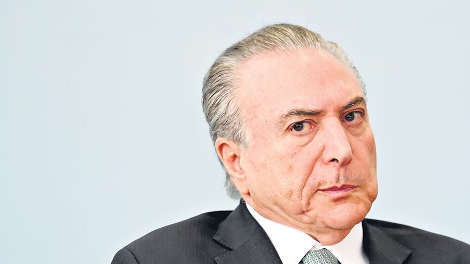 Temer es acusado de corrupción en pleno ejercicio de su mandato.