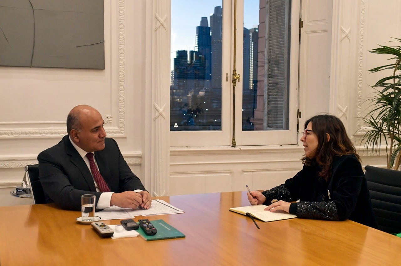 Silvina Batakis se reunió por la tarde con el jefe de Gabinete, Juan Manzur, para analizar la situación.