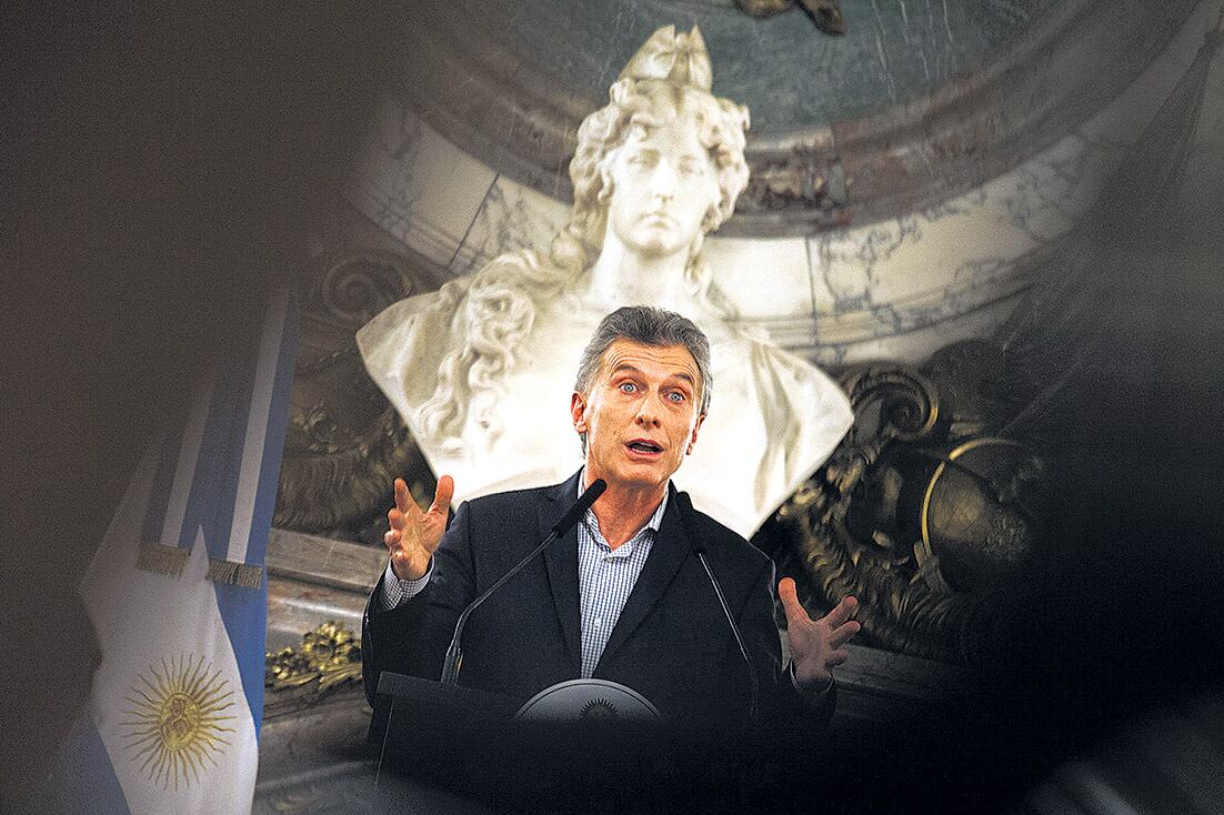 El presidente Mauricio Macri dio su visión sobre el Poder Judicial en una charla en la Bolsa de Comercio.