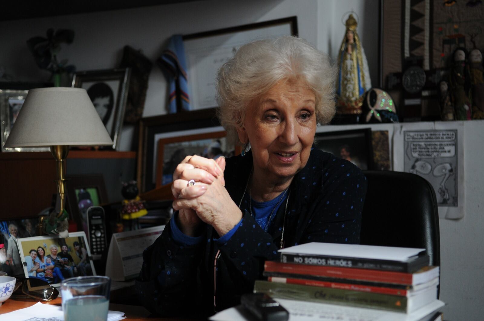 Estela de Carlotto participará del homenaje al Archivo Biográfico Familiar de Abuelas de Plaza de Mayo.