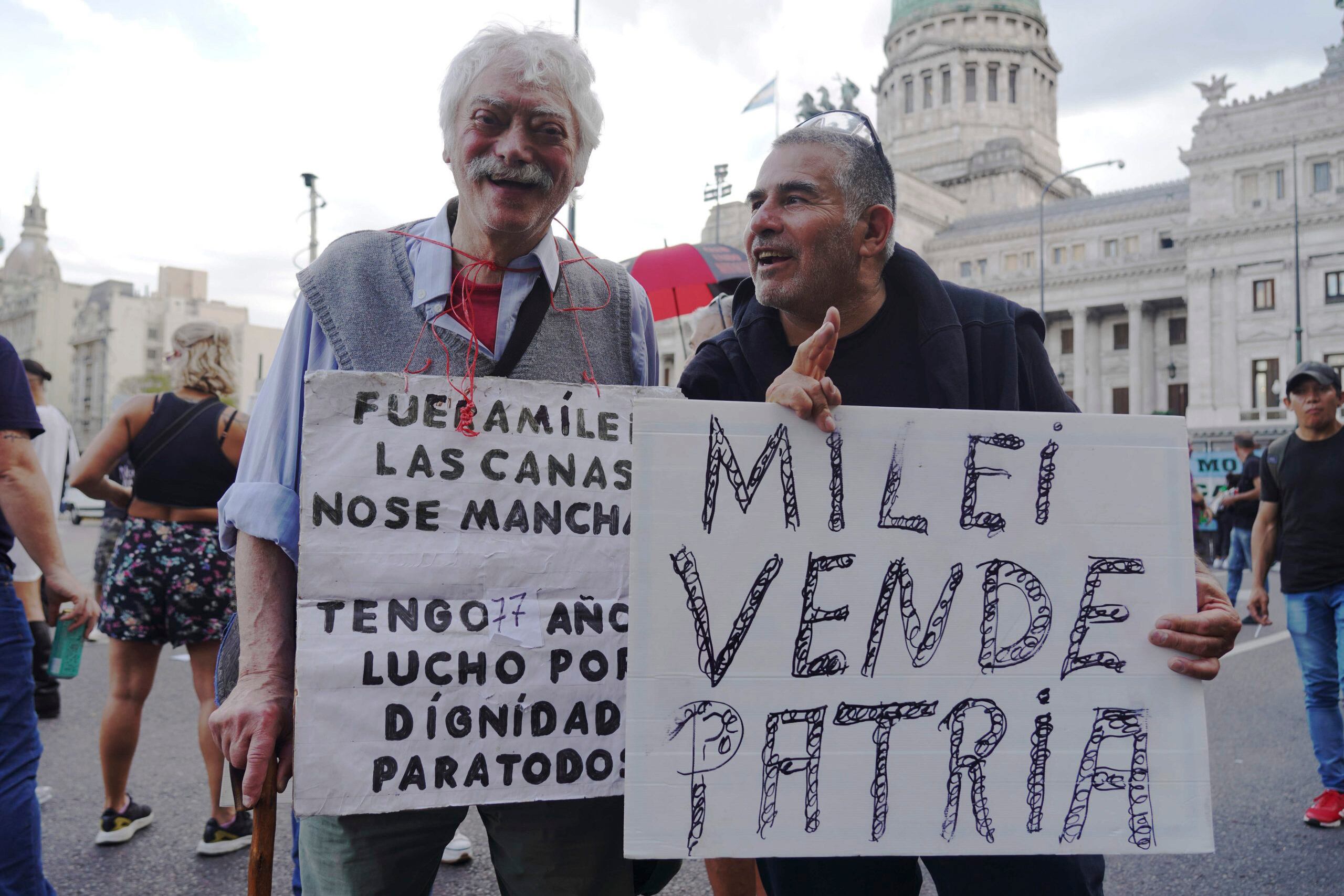 Jubilados y jubiladas marcharon junto a organizaciones sociales y sindicales por los derechos del sector