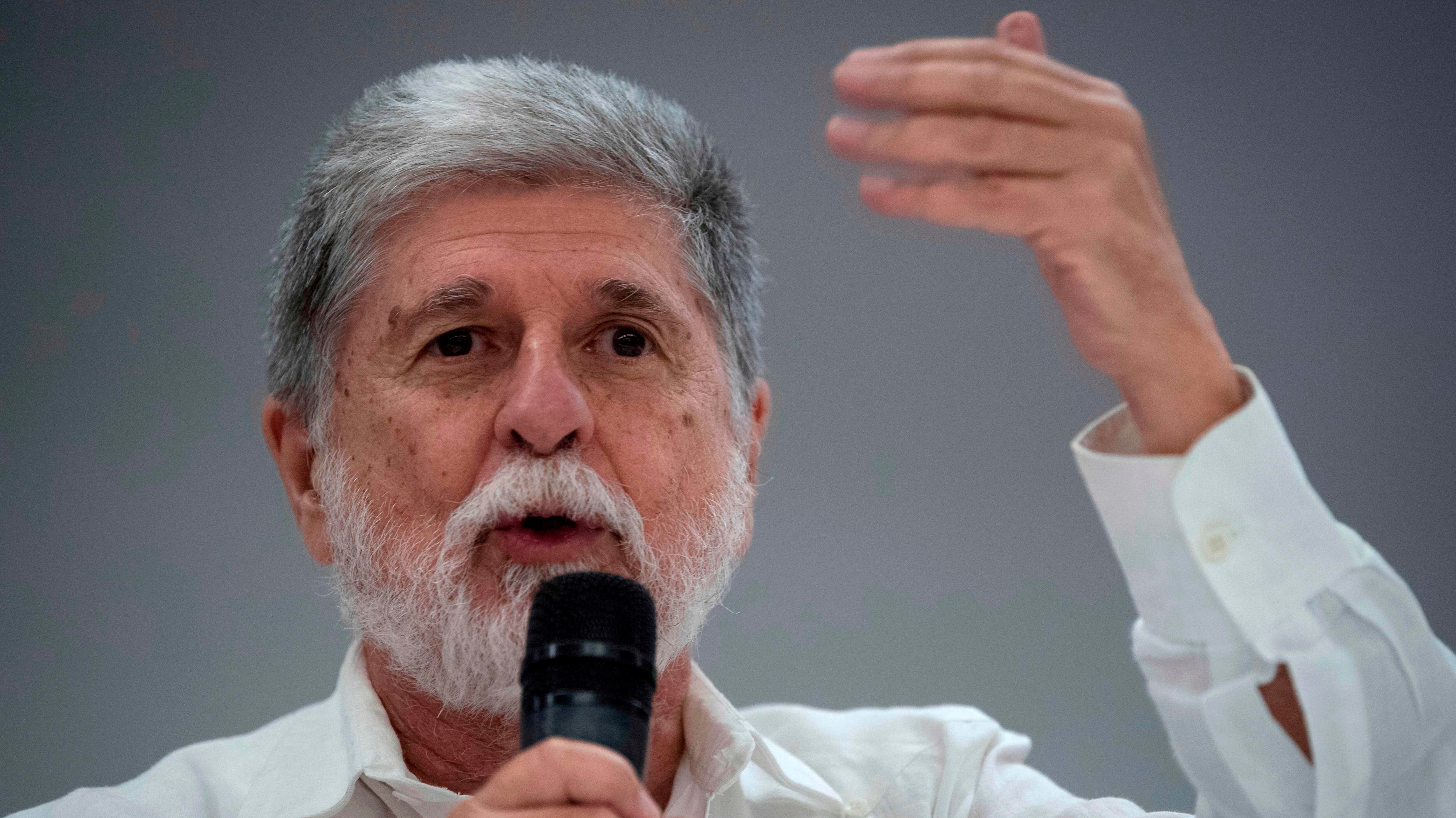 Celso Amorim, ex canciller de Lula Da Silva, dirigente del PT y analista internacional.