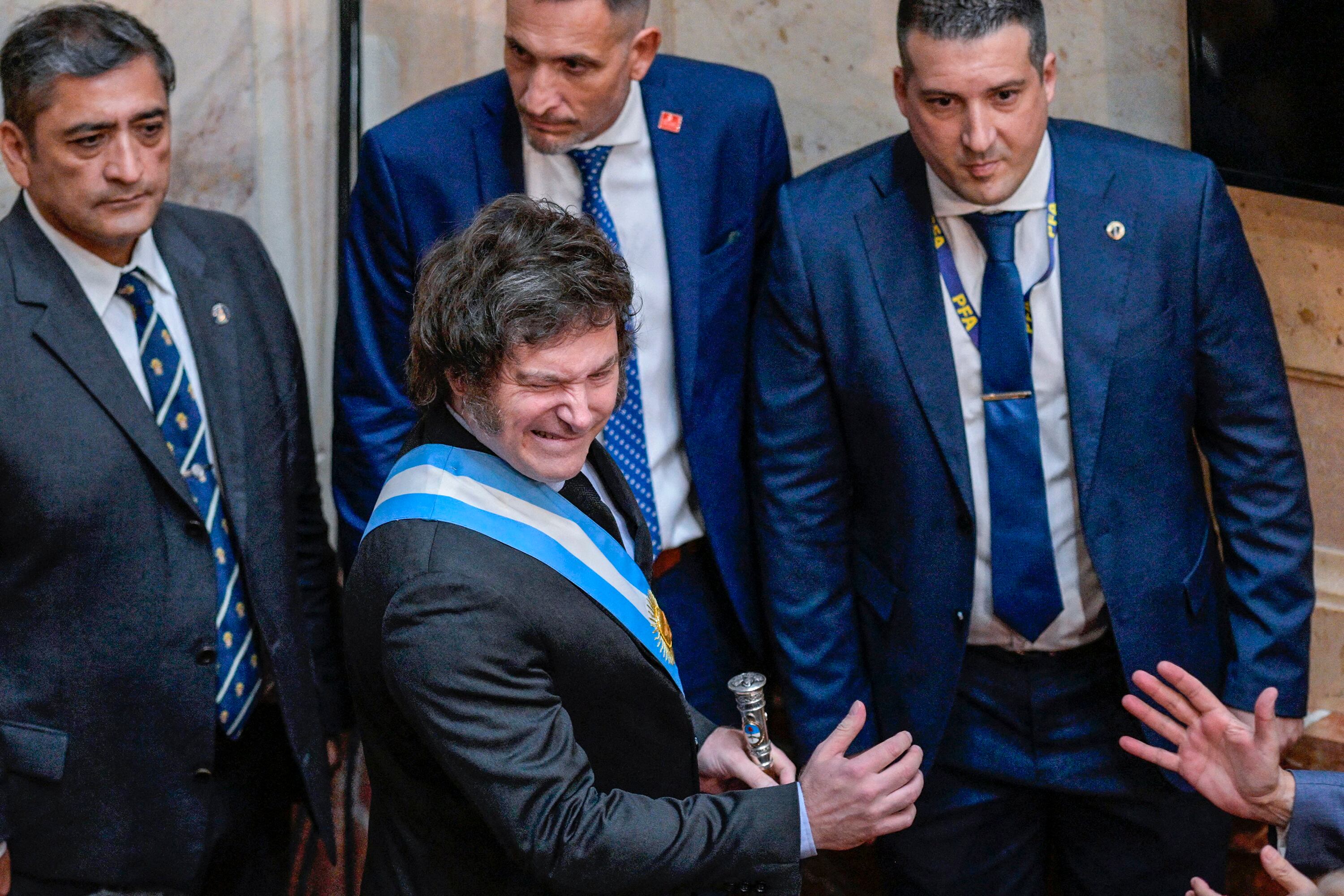 Una gran parte del mensaje de Javier Milei fue un refrito de lo que suele plantear en otros eventos. 