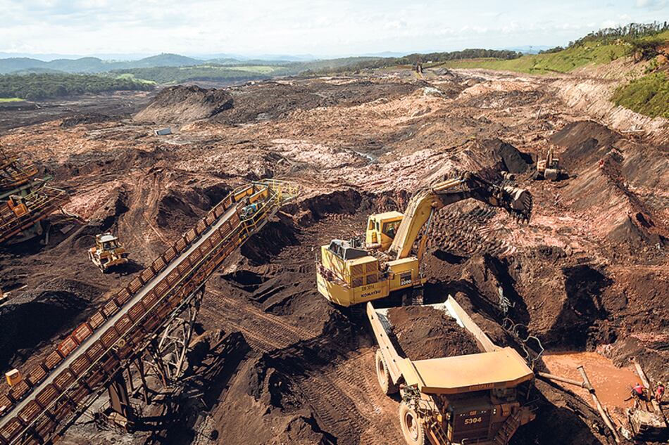 La catástrofe de Brumadinho, en Brasil, tuvo como responsable a la minera Vale.