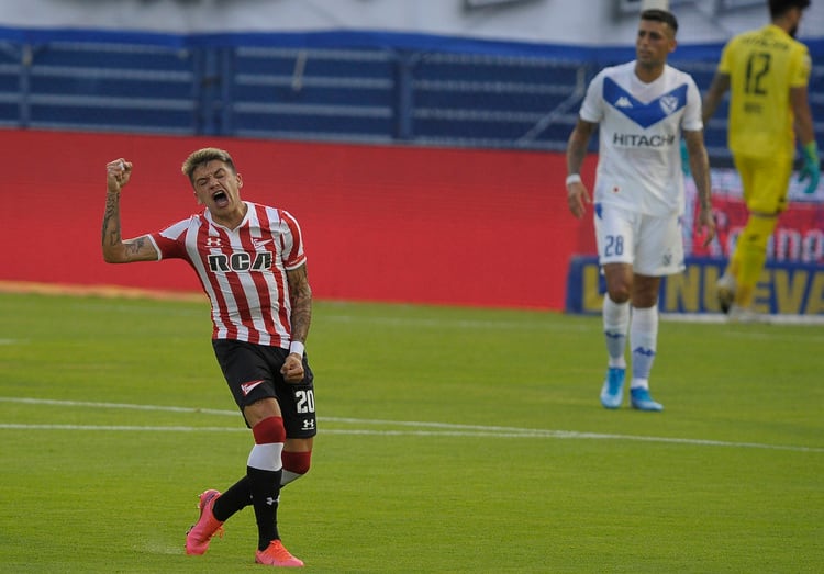 García, en un partido contra Vélez el año pasado. 