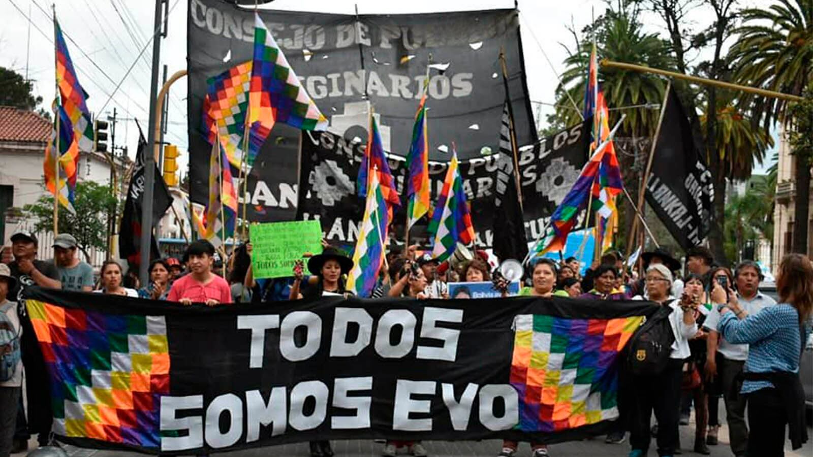 Movilización en Jujuy después del Golpe