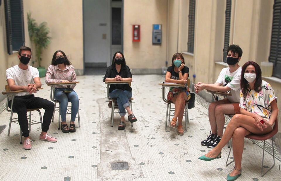 Parte del equipo de las Facultades de Psicología, Ciencias Médicas y Bioquímica.