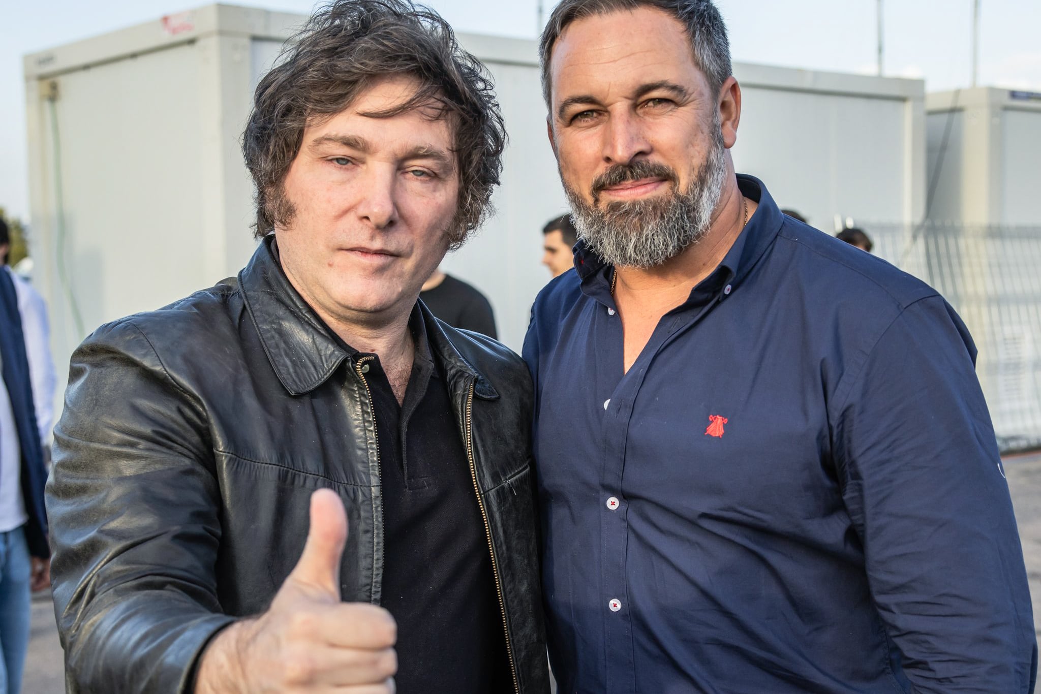 Milei con su amigo Santiago Abascal