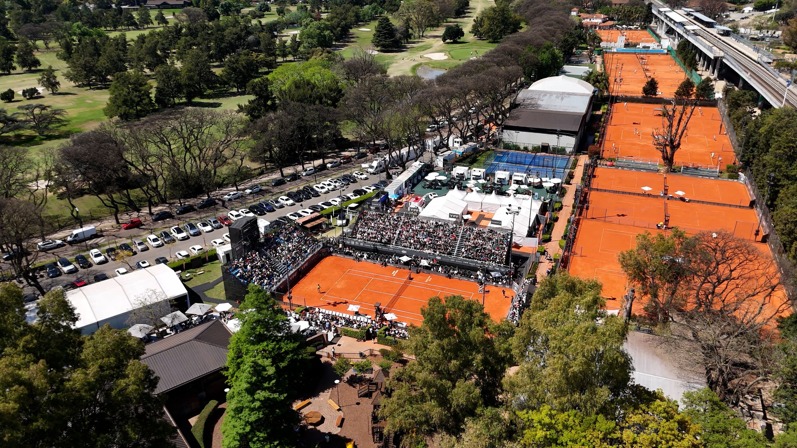 Las instalaciones del Racket Club de Palermo.
