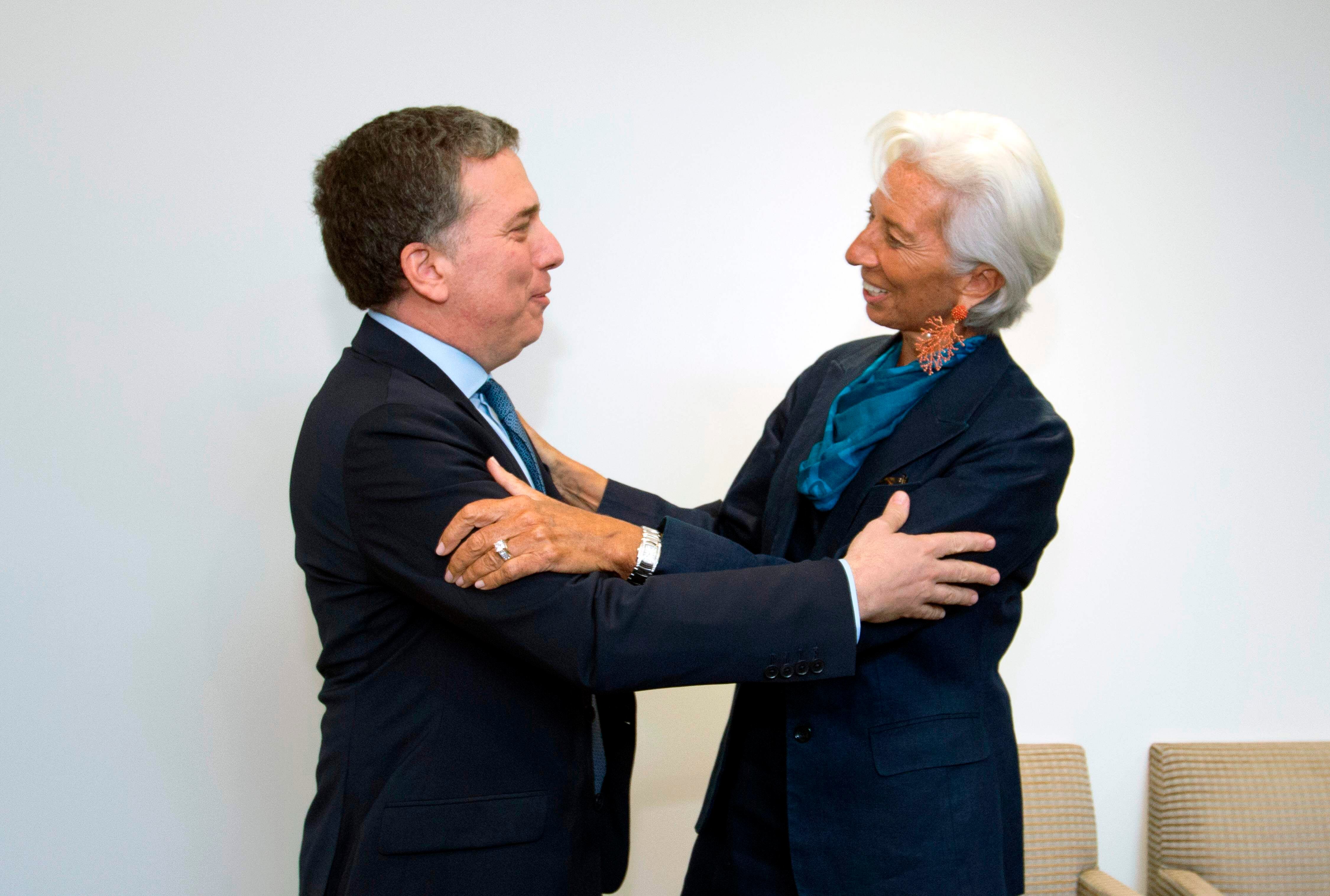 Nicolás Dujovne y Christine Lagarde, los firmantes del acuerdo stand by de 2018.
