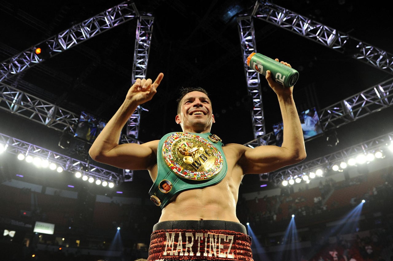 El ex campeón Maravilla Martínez.