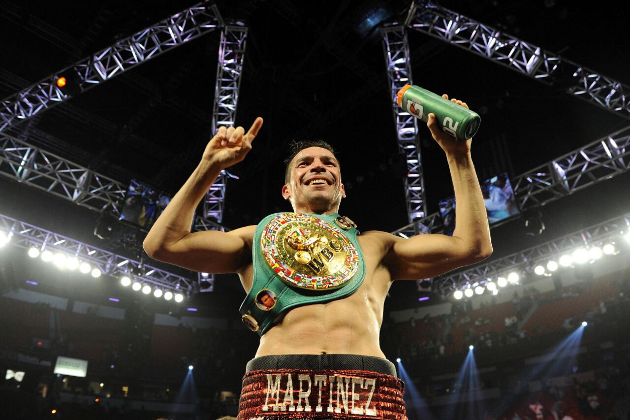 El ex campeón Maravilla Martínez.