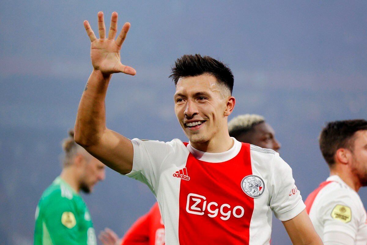 Martínez con la camiseta del Ajax de Holanda