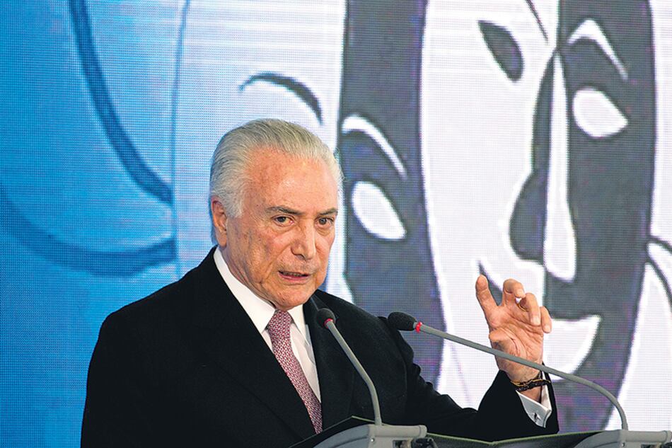 Temer pretende presentarse a la reelección, pero sólo un 1% de los brasileños votaría por él.