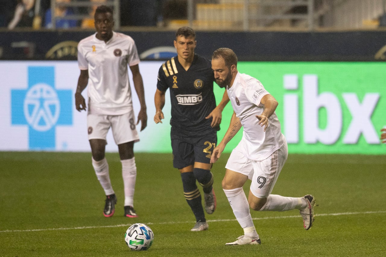 Higuaín tuvo un desafortunado estreno con el Inter de Miami.