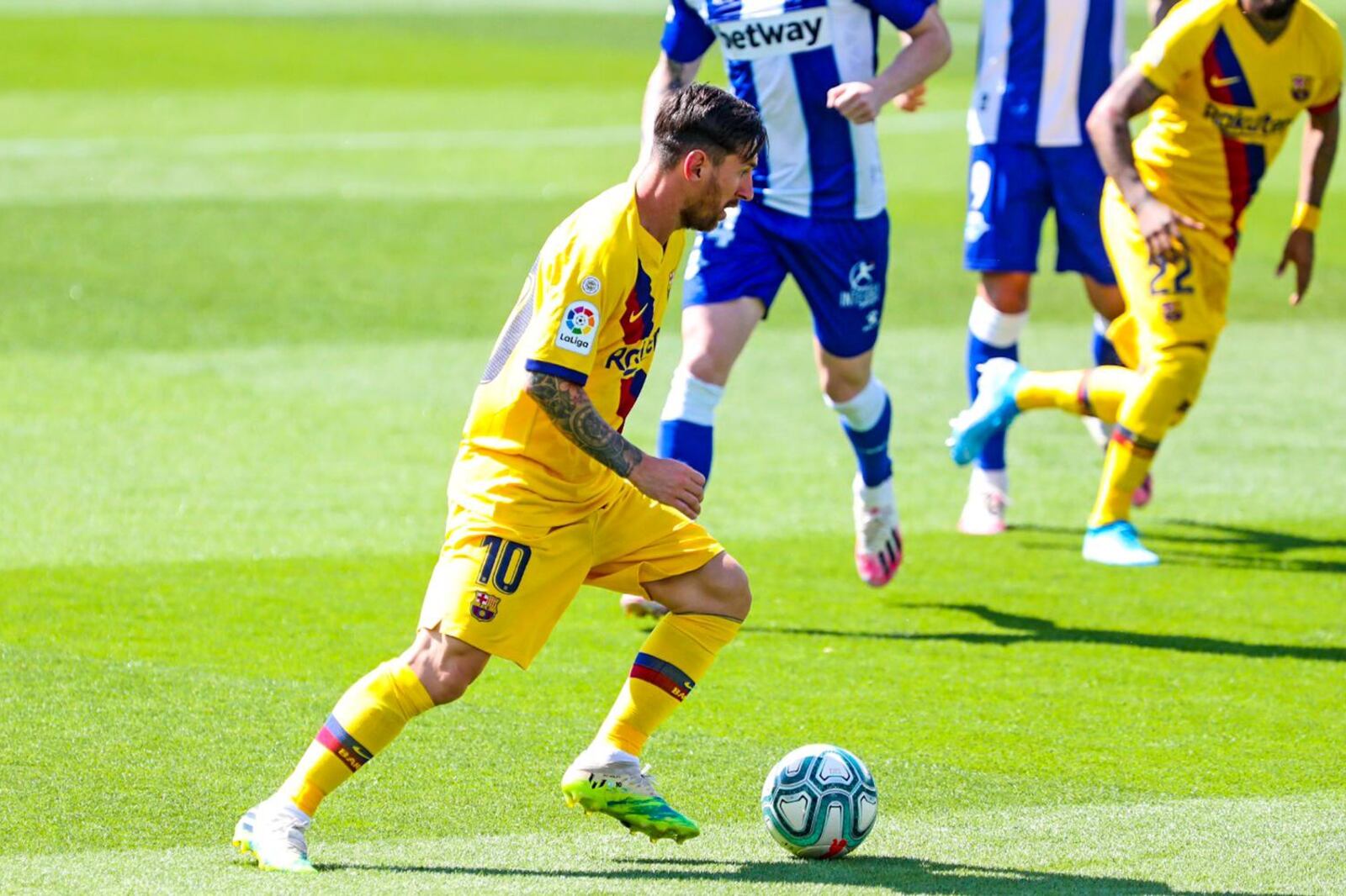 Lionel Messi, no atraviesa su mejor momento en el club catalán.