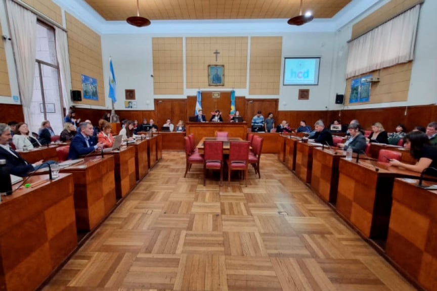 El concejo deliberante de Mar del Plata, escenario de la discusión entre el oficialismo y Unión por la Patria.