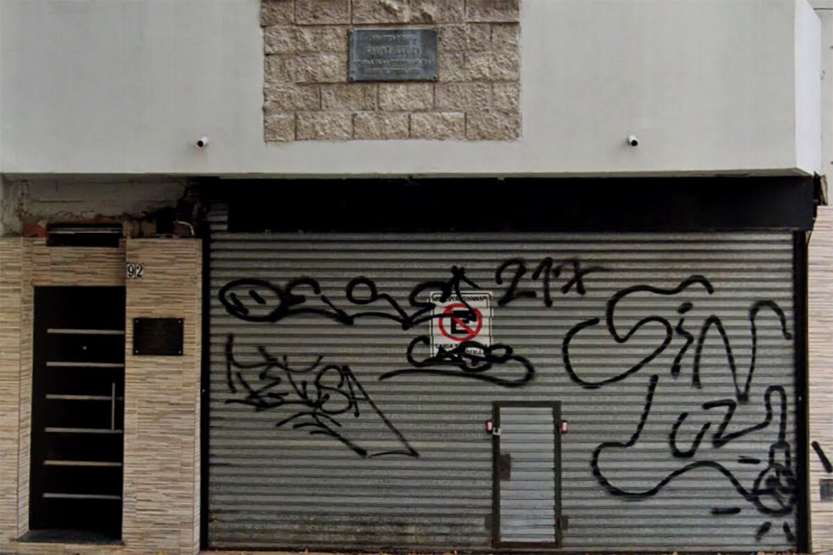 Fachada actual de la casa de Gabino Ezeiza