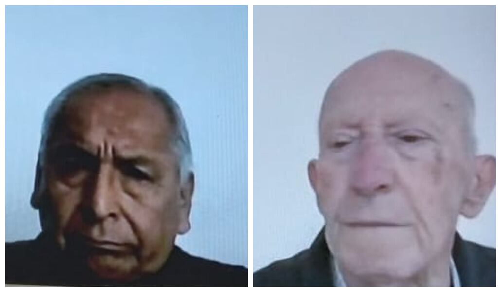 Estrada y Guil asisten a la audiencía de manera remota. 