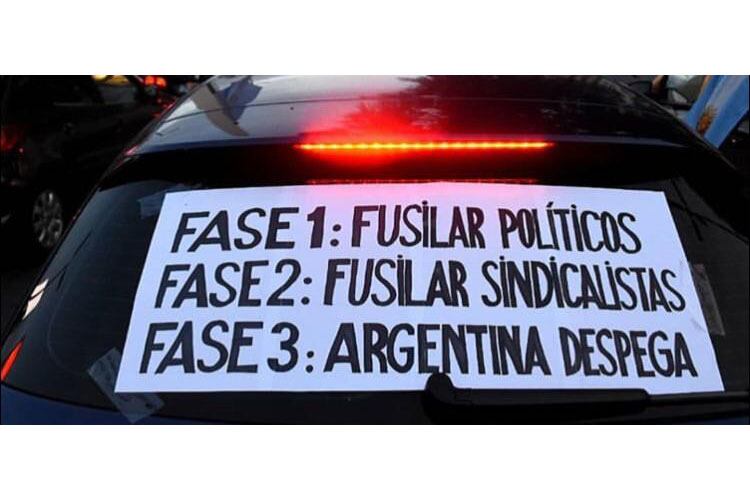 El jefe de Gabinete, en su alocución en el Congreso.