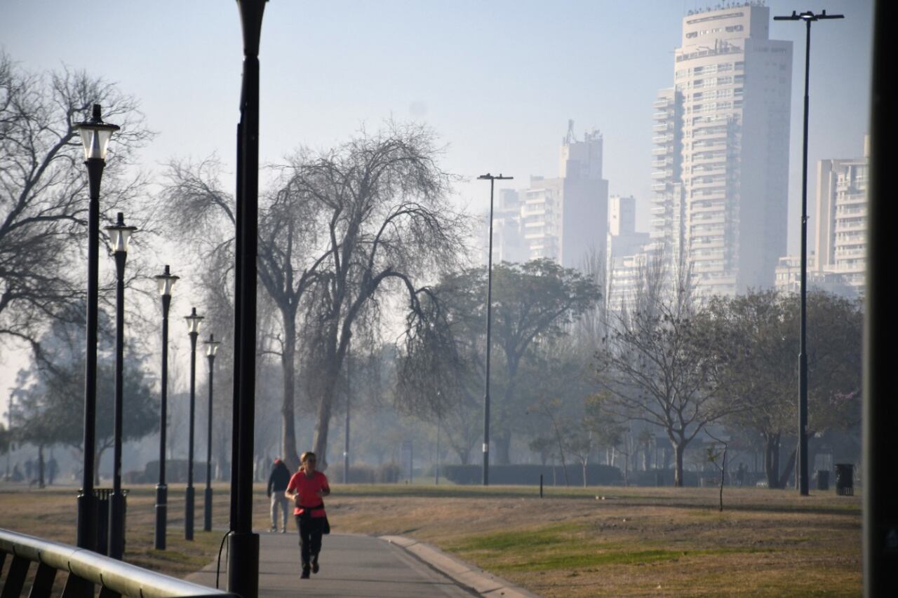 El humo de los incendios en Entre Ríos hizo irrespirable Rosario.