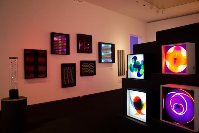 Con curaduría de María José Herrera, la muestra exhibe 31 obras de Benveniste y Rodríguez. Fotos: Gentileza Museo Nacional de Bellas Artes.