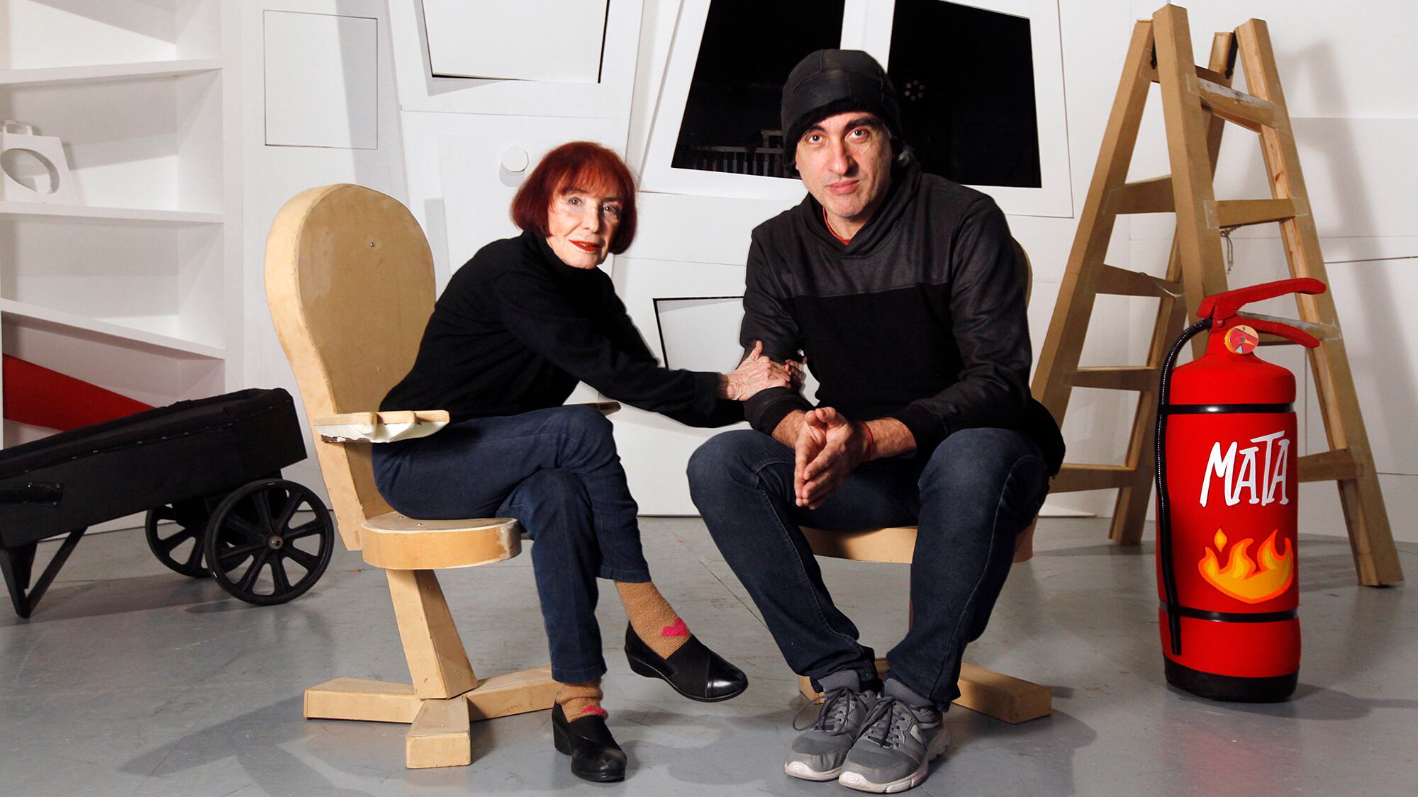 "Esta obra no se parece a nada", dicen Lía Jelín y Miguel Rep.