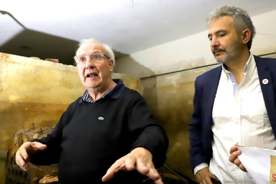 Pablo Díaz en el Pozo de Banfield.