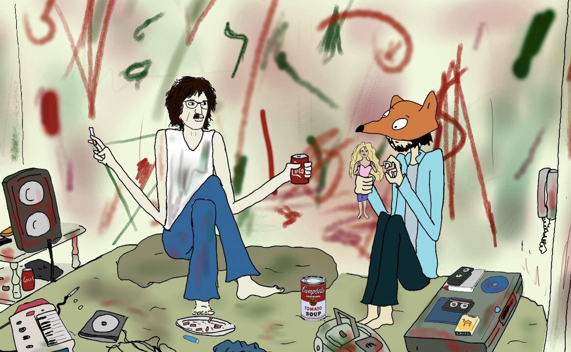 Charly García en "El baile de los salvajes"