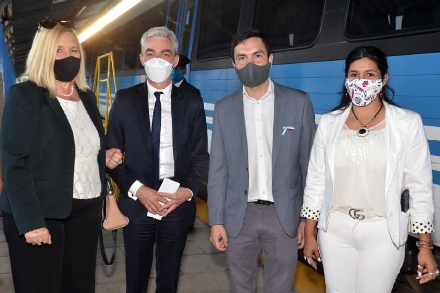 Sergio Salvatierra junto a Mario Meoni