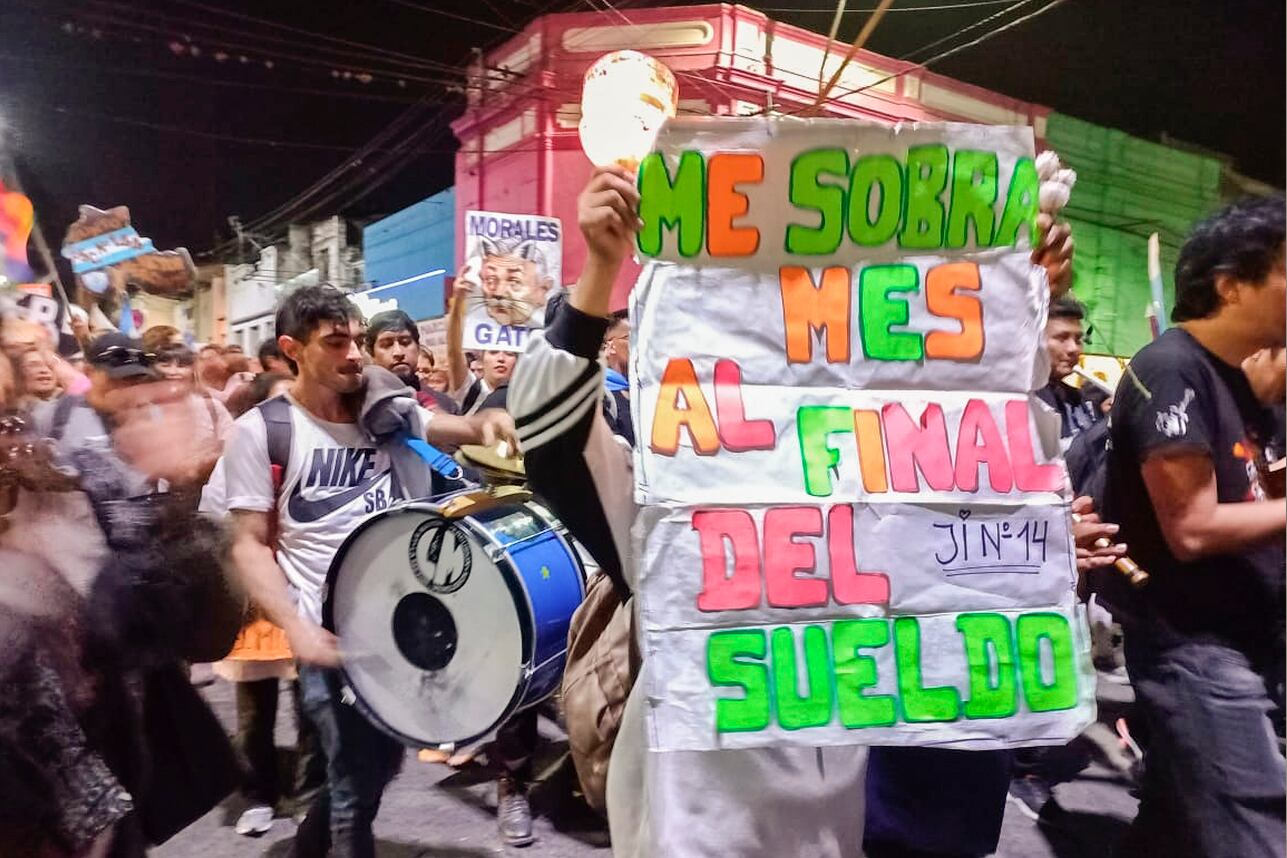 Una nueva manifestación se realizó en la noche de este miércoles, en San Salvador de Jujuy.