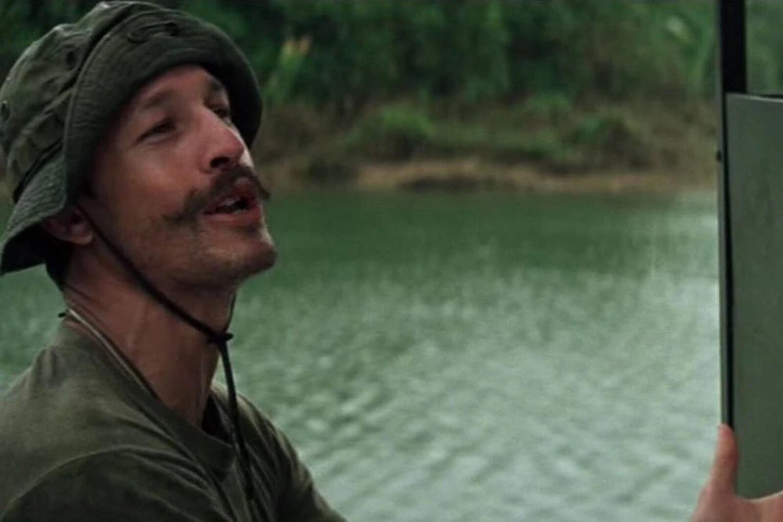 Frederic Forrest en "Apocalypse Now" (1979), de Francis Ford Coppola.