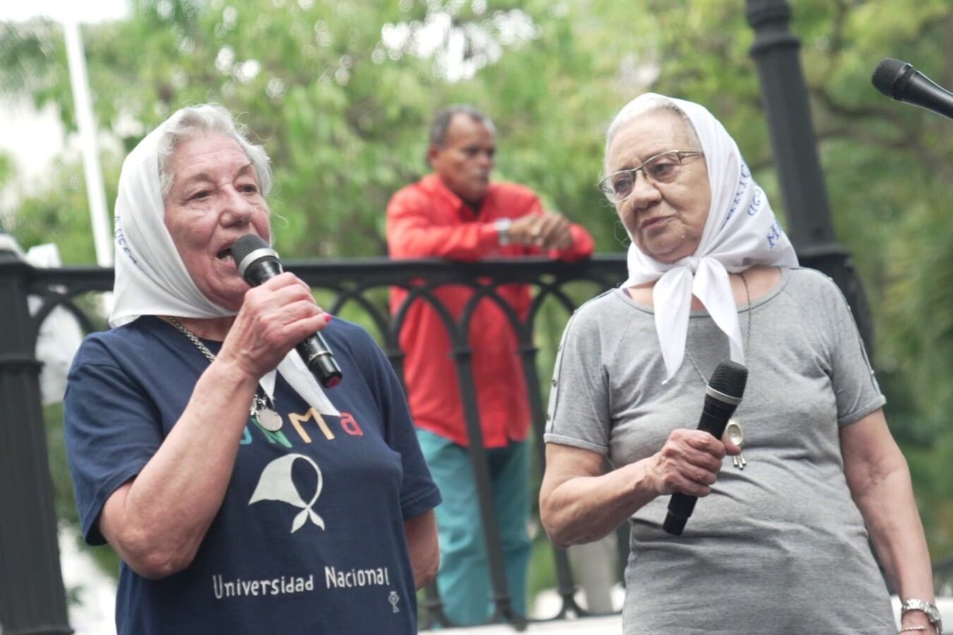 Madres de Plaza de Mayo, desde Venezuela: "En la Argentina de Milei no hay democracia ni hay paz"