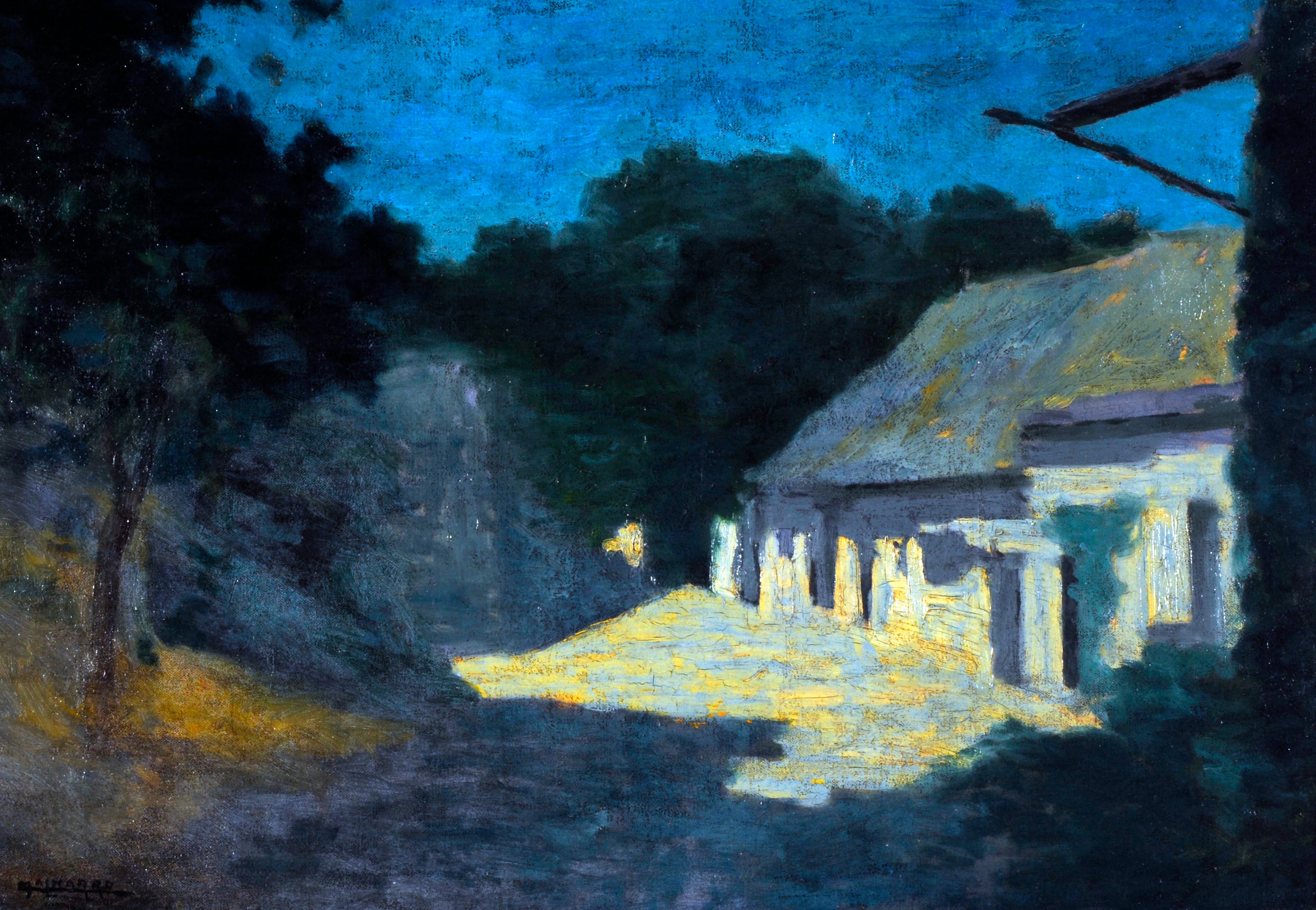 Obra "Nocturno" Martín Malharr.
