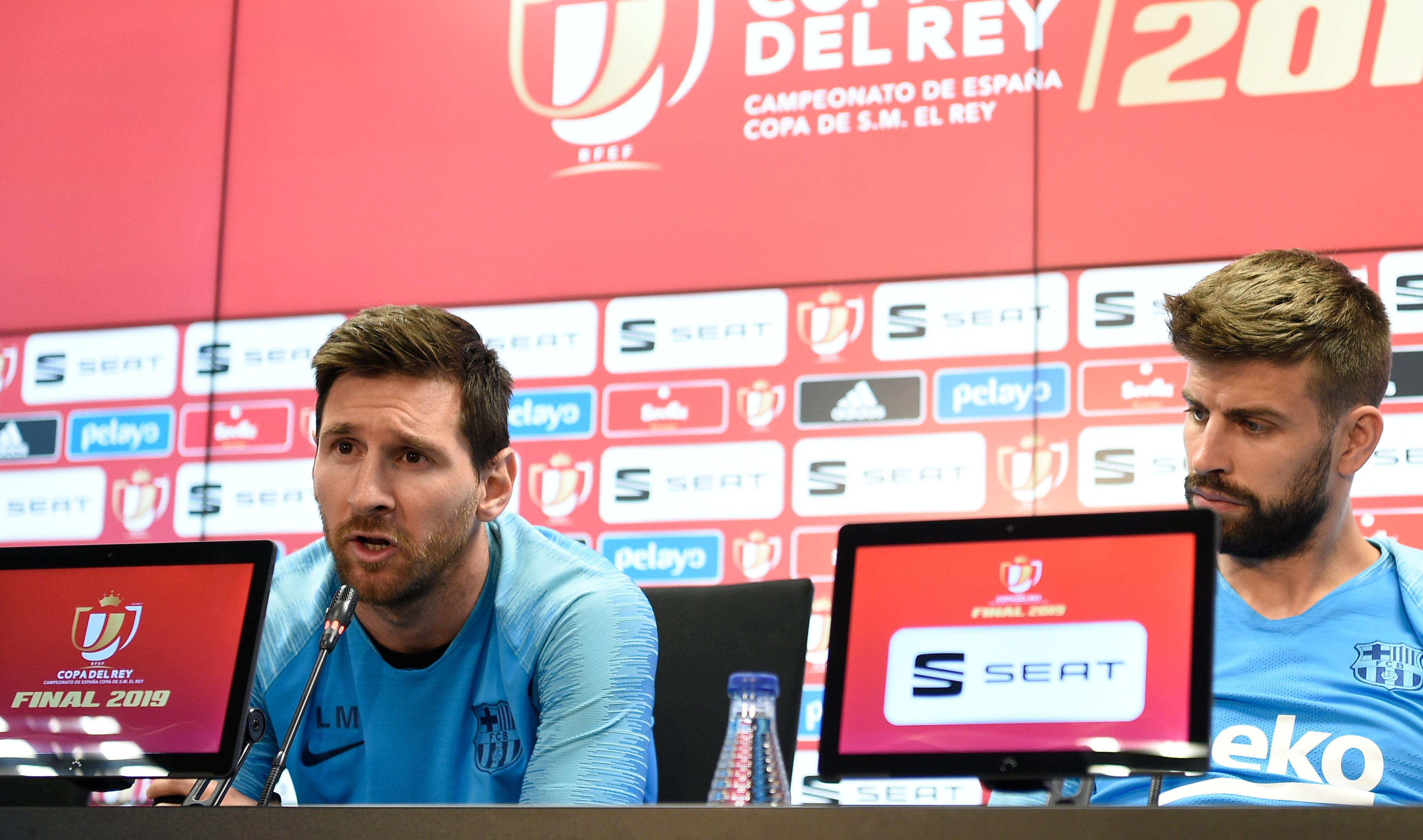 Messi habló en la previa a la final de la Copa del Rey de este sábado frente a Valencia.