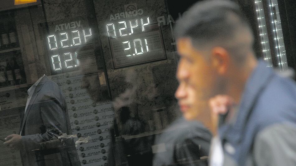 El tipo de cambio mayorista aumentó 68 centavos durante la jornada.