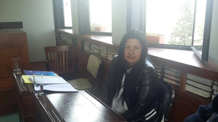 "Shakira" durante el juicio en Jujuy.