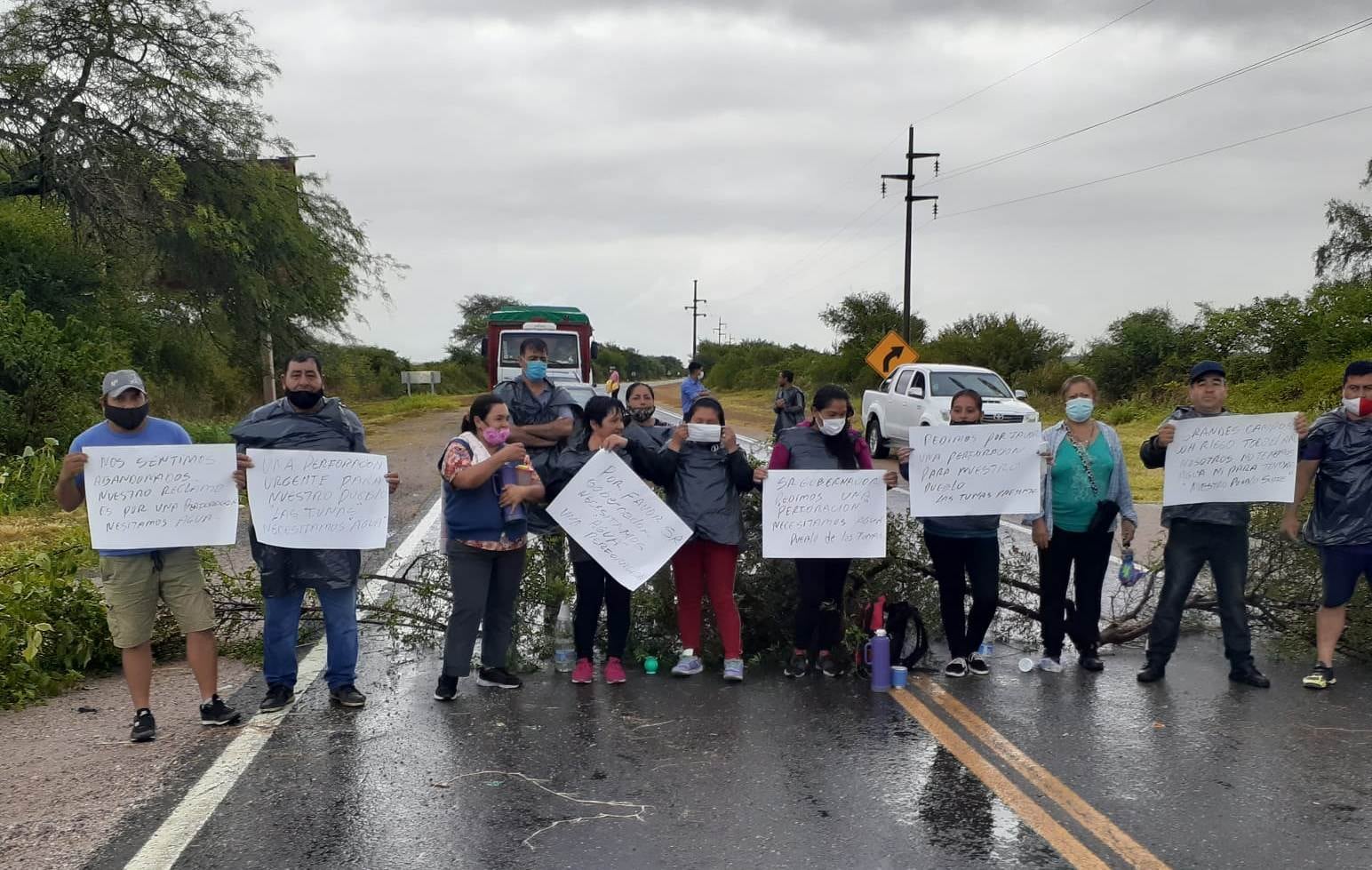 Reclamo en Bañado de Ovanta