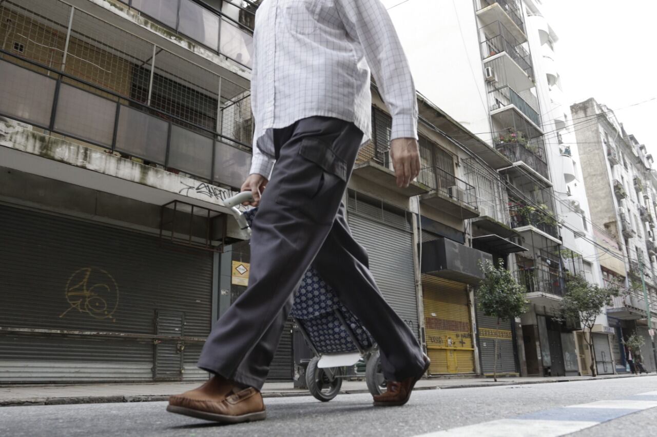 Los comercios cerrados vieron reducir su ingreso practicamente a la nada.
