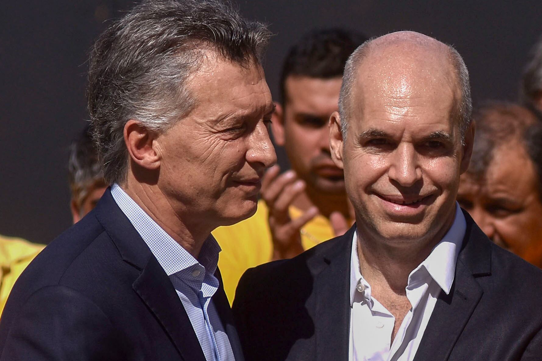 Mauricio Macri y Horacio Rodríguez Larreta.