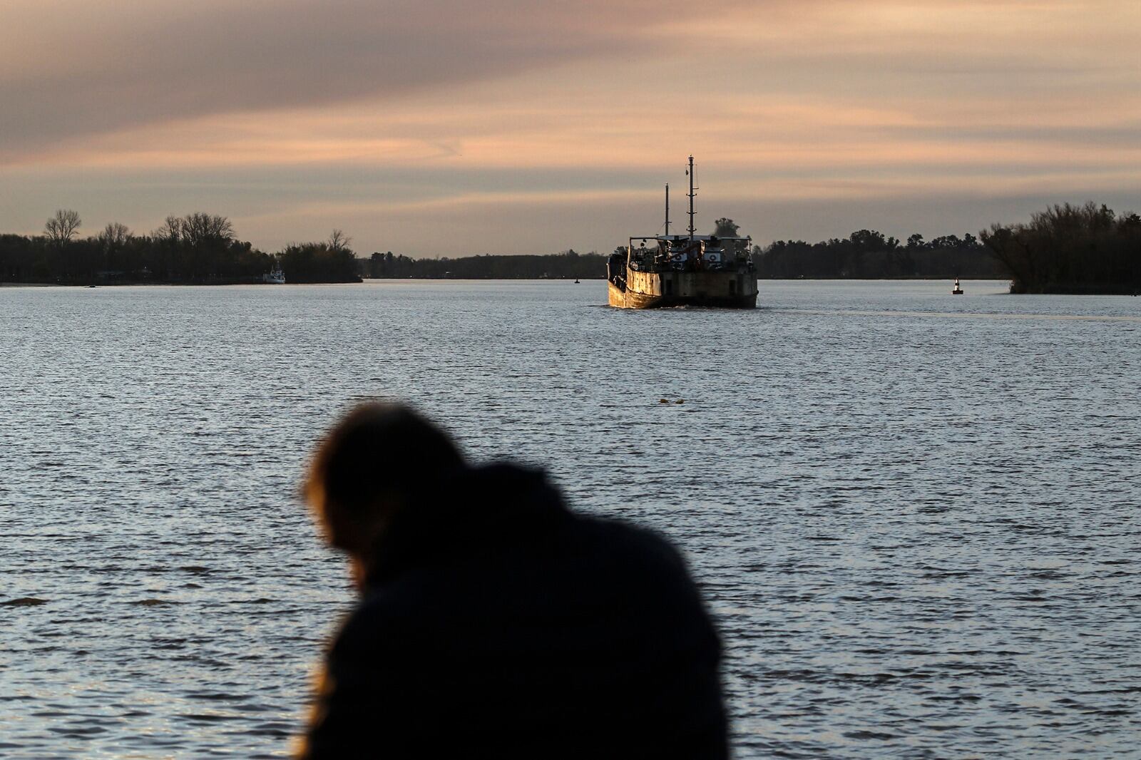 La Vía Navegable Troncal  tiene 1477 km de extensión