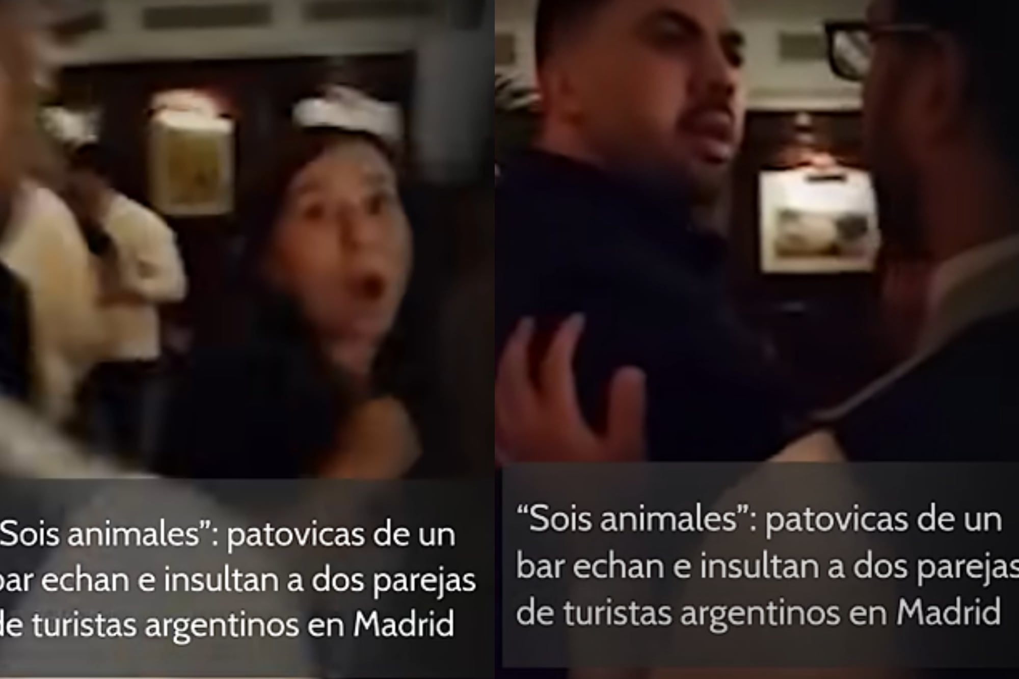 El episodio, cargado de violencia verbal y física, incluyó frases xenófobas y dejó a las víctimas conmocionadas