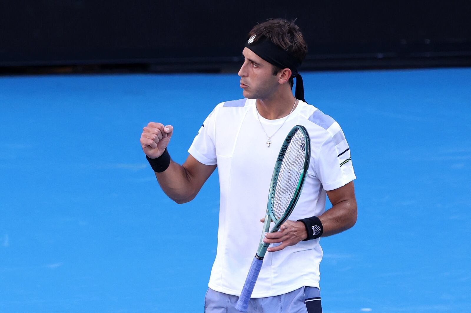 Tomás Etcheverry brilló en su triunfo ante Murray