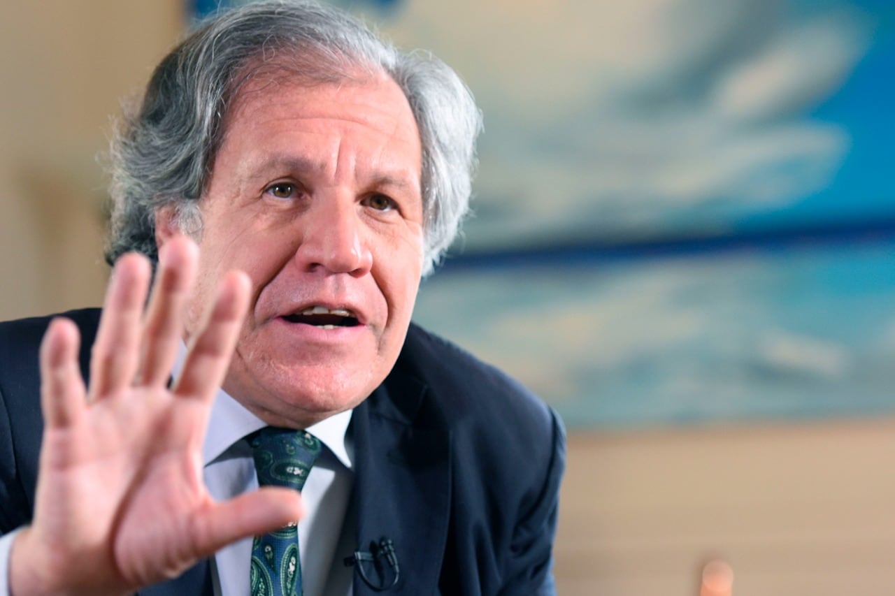 Almagro asumió al frente de la OEA en 2015 y fue reelecto en 2020.